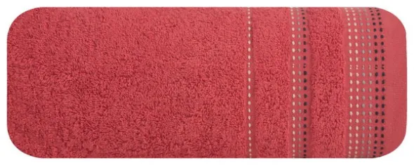 Ręcznik 50 x 90 Bawełna Pola 15 500 g/m2 Czerw