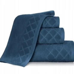 Ręcznik 50 x 90 Bawełna Silky 500g/m2 Granatowy