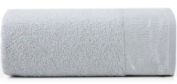 Ręcznik 50 x 90 Kąpielowy Bawełna Metalic Sreb