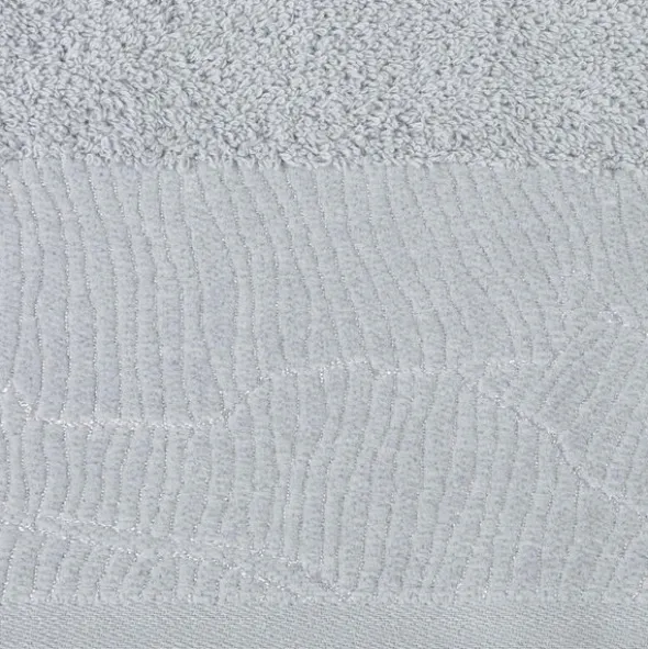 Ręcznik 50 x 90 Kąpielowy Bawełna Metalic Sreb
