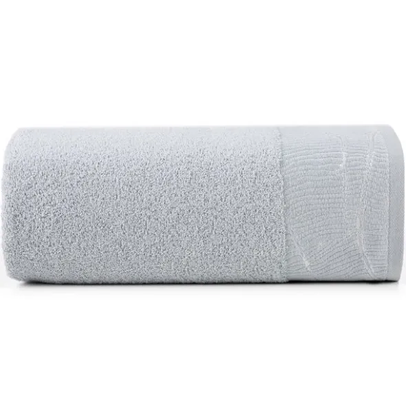 Ręcznik 50 x 90 Kąpielowy Bawełna Metalic Stal