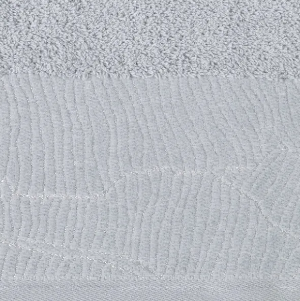 Ręcznik 50 x 90 Kąpielowy Bawełna Metalic Stal