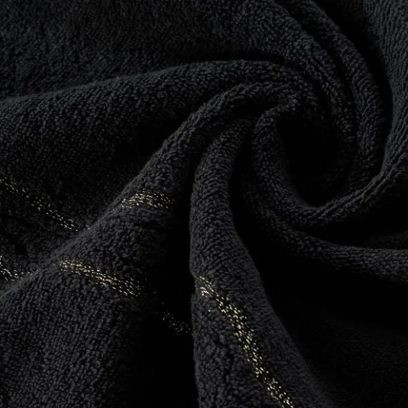 Ręcznik 70 x 140 Kąpielowy Frotte Karin 11 Czarny