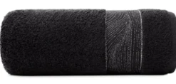 Ręcznik 70 x 140 Kąpielowy Frotte Mariel 05 Czarny