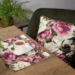 Serweta 30 x 40 4szt Dekoracyjna Velvet3 Oliw+Róż