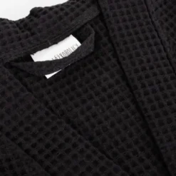 Szlafrok Gofer Bawełna Unisex Vizzy L 04 Czarny