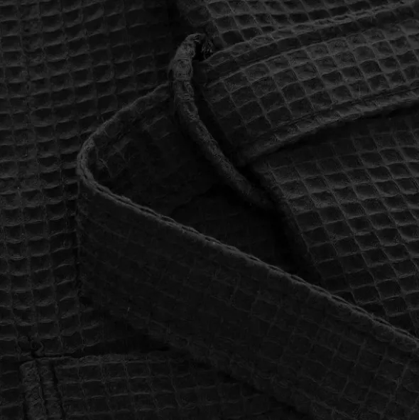 Szlafrok Gofer Bawełna Unisex Vizzy L 04 Czarny