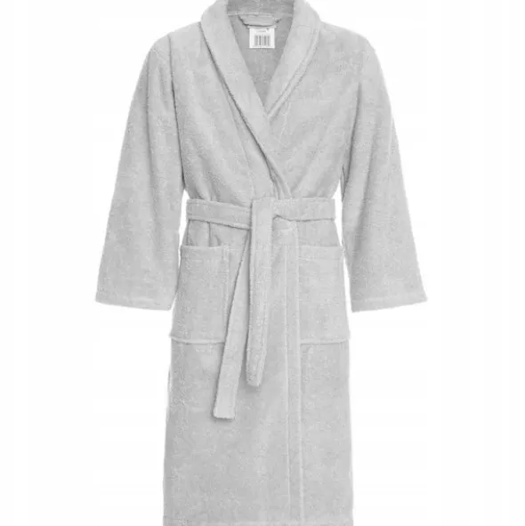 Szlafrok Hotelowy Bawełna Frotte Unisex XS Szary