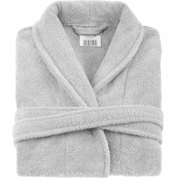 Szlafrok Hotelowy Bawełna Frotte Unisex XS Szary