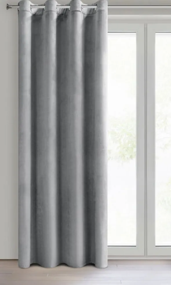 Zasłona Dekoracyjna D91 Rosa 140 x 250 Szary
