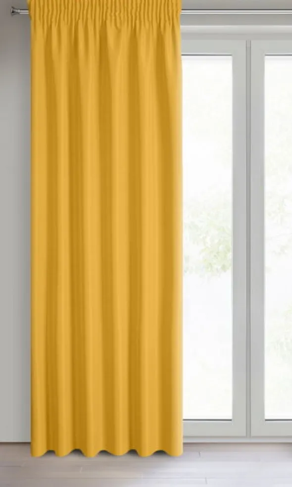 Zasłona Dekoracyjna Rita Taśma 140 x 270 Musztard