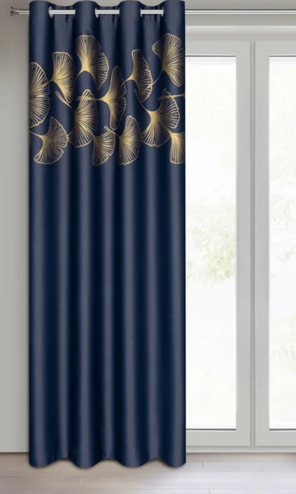 Zasłona Gotowa 140 x 250 Przelotka Harmony Granat