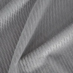 Zasłona Velvet Eliza 140 x 250 Przelotka Szary