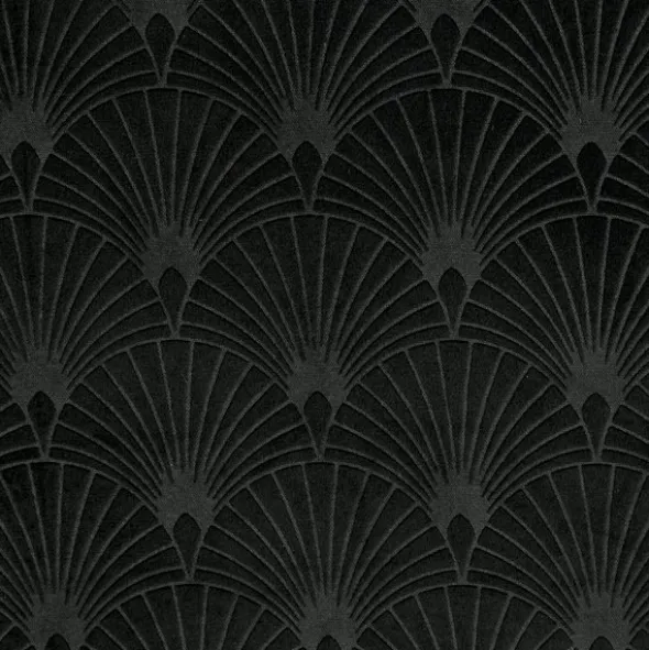 Zasłona Velvet Julia 140 x 250 Przelotka Czarny