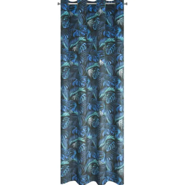 Zasłona Velvet Lazur 140 x 250 Przelotka Niebieski