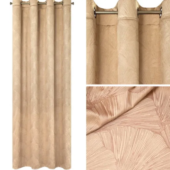 Zasłona Velvet Pierre Cardin Goja 140 x 250 Beż
