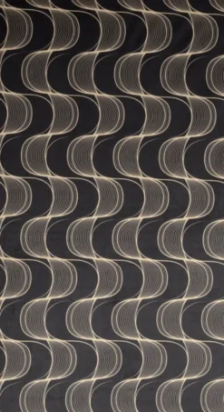 Zasłona Velvet Pola 140 x 250 Przelotka Czarny