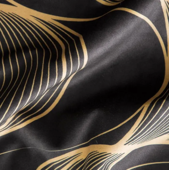 Zasłona Velvet Pola 140 x 250 Przelotka Czarny