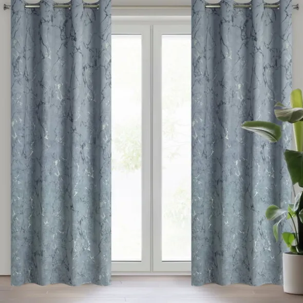 Zasłona Velvet Wera 140 x 250 Przelotka Grafitowy