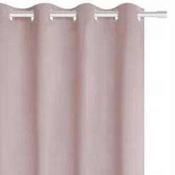 Zasłona 140 x 250 Blackout Przelotki Hold Pudrowy