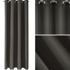 Zasłona 135 x 250 Dekoracyjna Blackout Logan Grafi