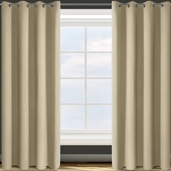 Zasłona 135 x 250 Dekoracyjna Parisa Beż
