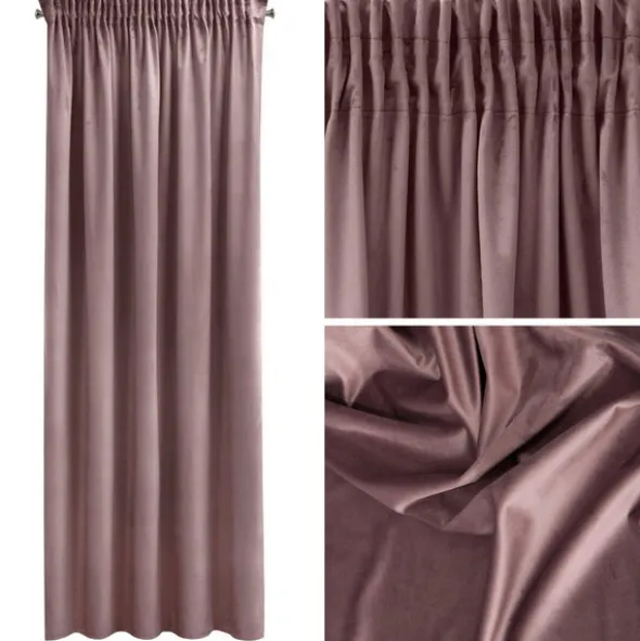 Zasłona 140 x 270 Dekoracyjna Pierre Cardin Sibel Puder
