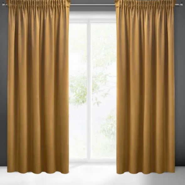 Zasłona 140 x 270 Dekoracyjna Pierre Cardin Sibel Miód