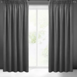 Zasłona 140 x 270 Dekoracyjna Pierre Cardin Sibel Stal