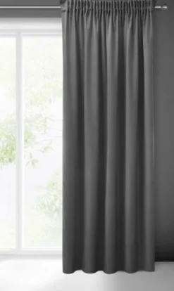 Zasłona 140 x 270 Dekoracyjna Pierre Cardin Sibel Stal