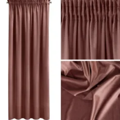 Zasłona 140 x 270 Dekoracyjna Pierre Cardin Sibel C.Róż