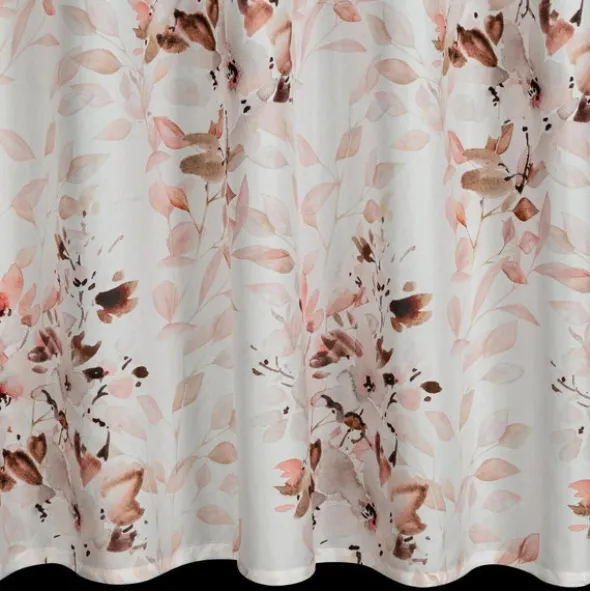 Zasłona 140 x 270 Dekoracyjna Powdery Krem+Zieleń
