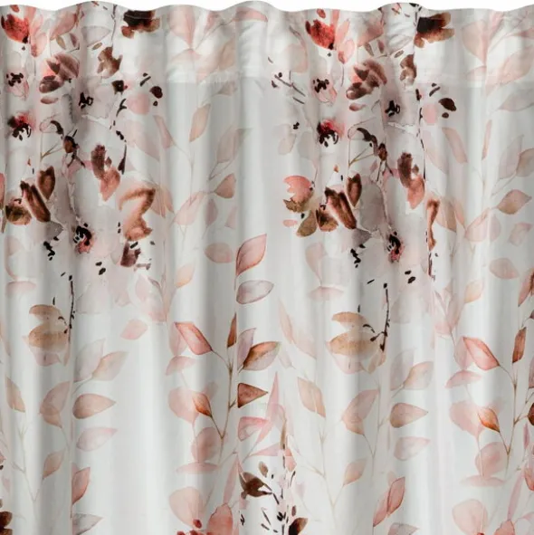 Zasłona 140 x 270 Dekoracyjna Powdery Krem+Zieleń