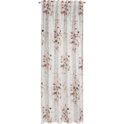 Zasłona 140 x 270 Dekoracyjna Powdery Krem+Zieleń