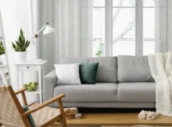 Zasłona 140 x 250 Dekoracyjna Przelotki Kendal Sre