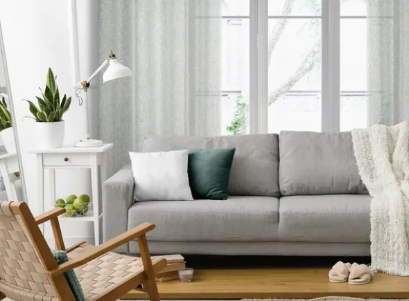 Zasłona 140 x 250 Dekoracyjna Przelotki Kendal Sre