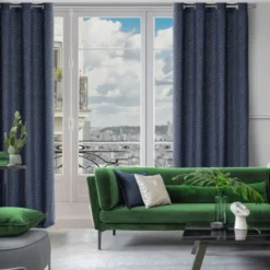 Zasłona 140 x 250 Dekoracyjna Velvet Inga Granat