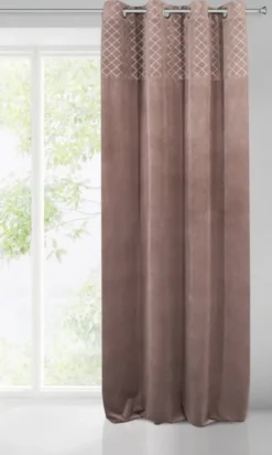 Zasłona 140 x 250 Dekoracyjna Velvet Karina2 Róż