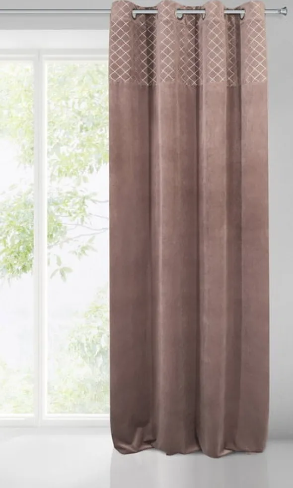 Zasłona 140 x 250 Dekoracyjna Velvet Karina2 Róż