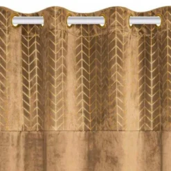 Zasłona 140 x 250 Dekoracyjna Velvet Nord Musztard