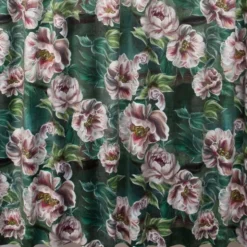 Zasłona 140 x 270 Dekoracyjna Velvet Palmera Ziel