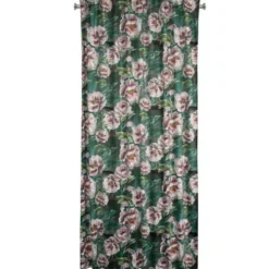 Zasłona 140 x 270 Dekoracyjna Velvet Palmera Ziel