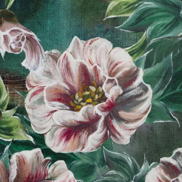 Zasłona 140 x 270 Dekoracyjna Velvet Palmera Ziel