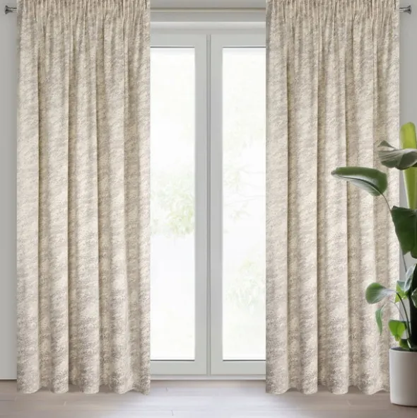 Zasłona 140 x 270 Dekoracyjna Velvet Rivia Krem
