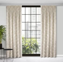 Zasłona 140 x 270 Dekoracyjna Velvet Rivia Krem