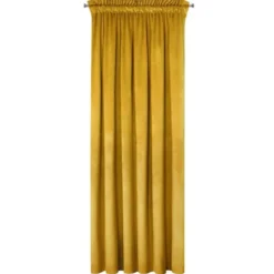Zasłona 135 x 270 Dekoracyjna Velvet Rosa Musztard