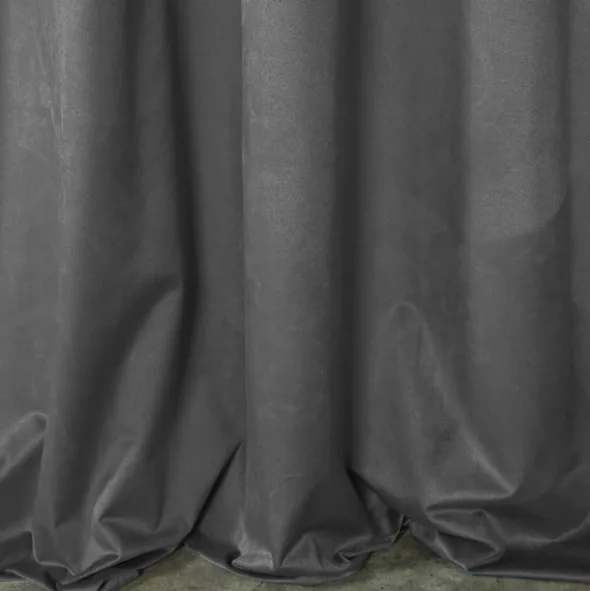 Zasłona 140 x 250 Dekoracyjna Velvet Rosa Grafit