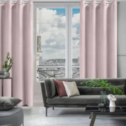 Zasłona 140 x 250 Dekoracyjna Velvet Rosa Puder