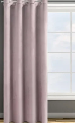 Zasłona 140 x 250 Dekoracyjna Velvet Rosa Puder