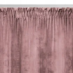 Zasłona 140 x 270 Dekoracyjna Velvet Soft Pudrowy